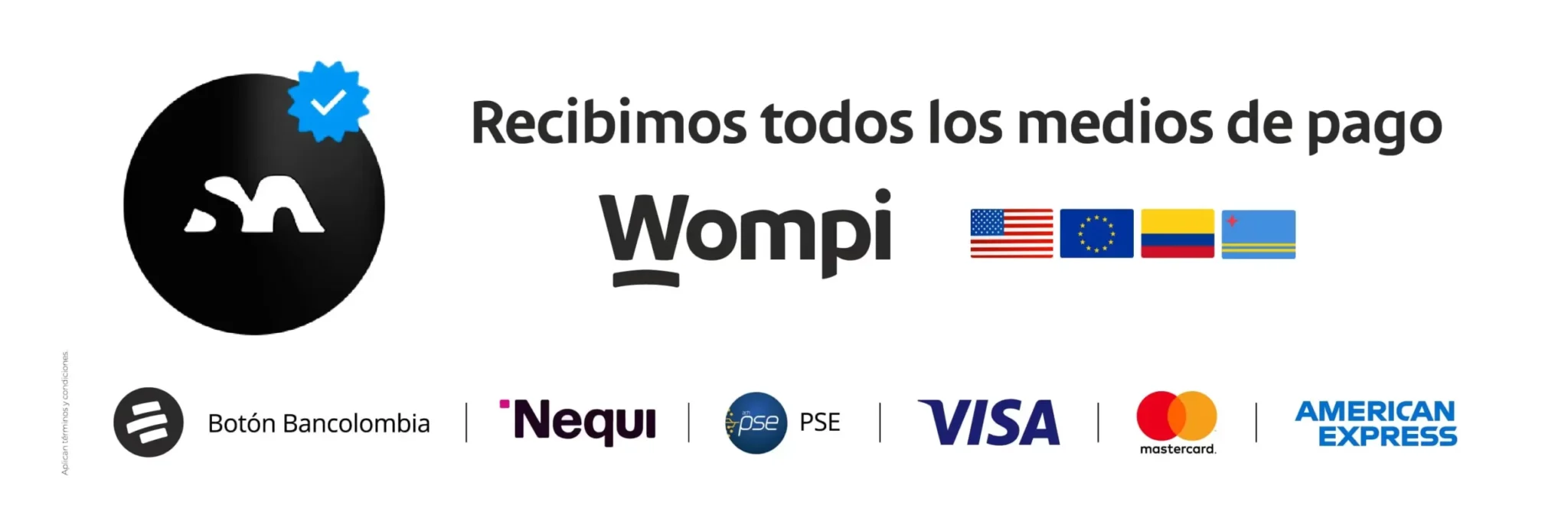Pagos seguros con Wompi