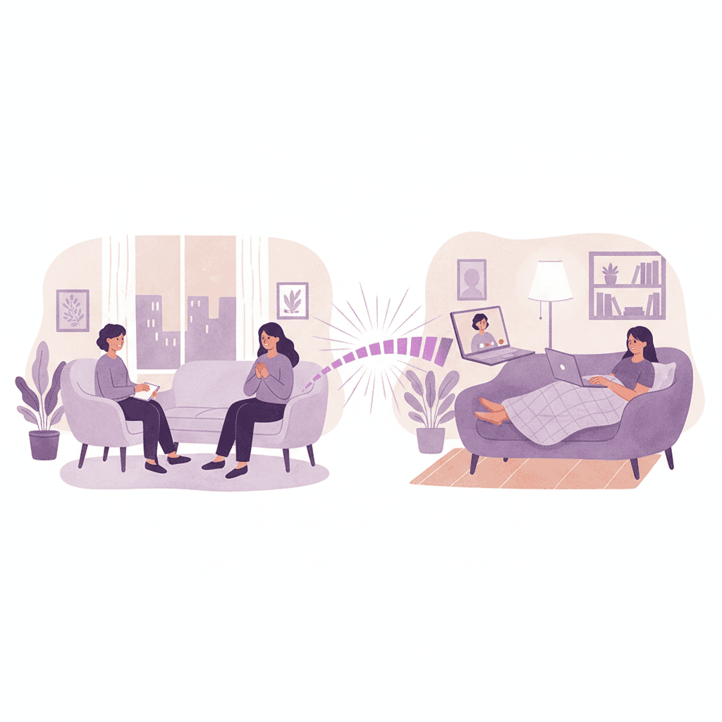 ¿Es la terapia online tan efectiva como la presencial?